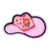 Pink Cowboy Hat Patch - Cowboy Hat Pink/Multi
