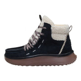 Wendy Peak Apres Suede Cozy Stitch - Black/Tan