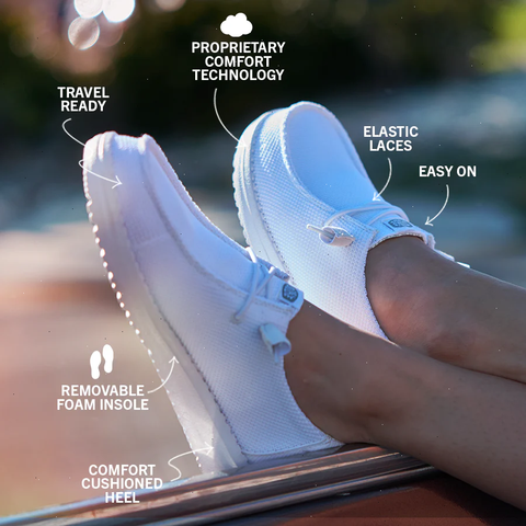 Wendy Stretch Sox - White