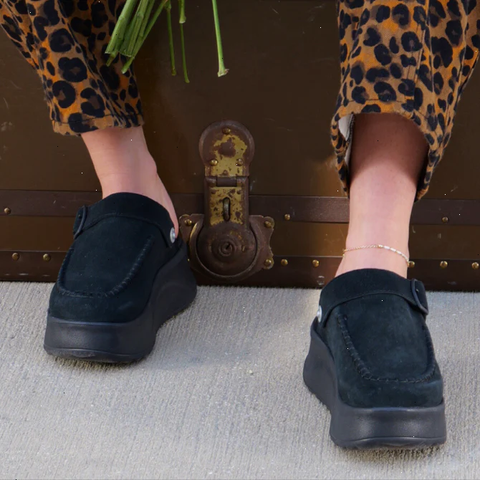 Delray Clog Suede - Black