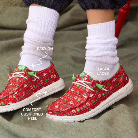 Wendy Holiday Sweater - Red/Green