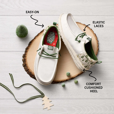 Wally Funk Retro Christmas - Egret/Multi