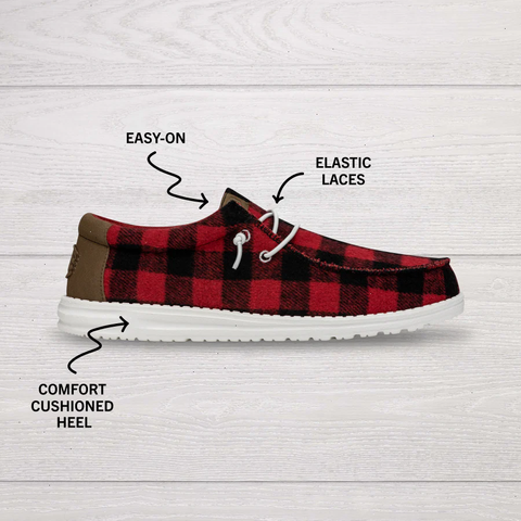 Wally Buffalo Plaid - Red and Black Plaid