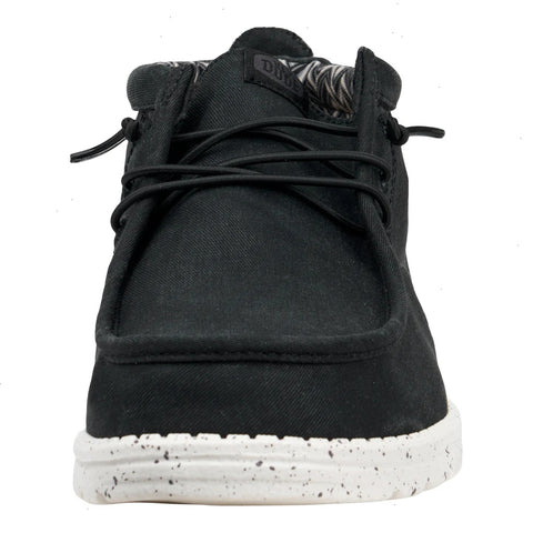 Wally Mid Canvas - Black/White