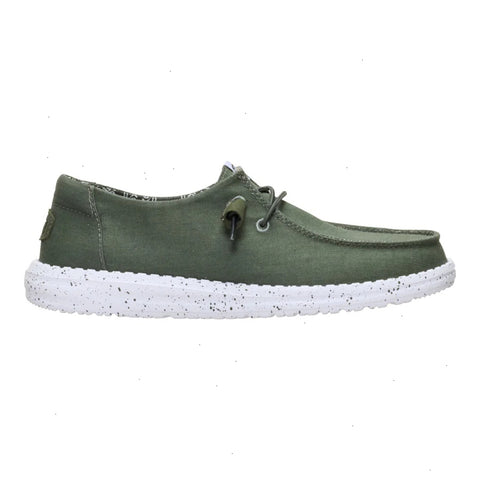 Wendy Stretch Canvas - Deep Green