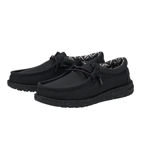 Wally Youth Stretch Canvas - Black/Black