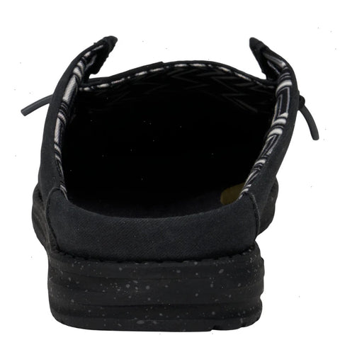 Wally Slip Stretch Canvas - Black/Black