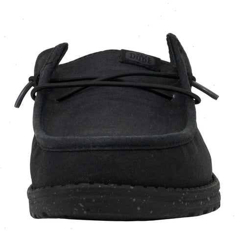 Wally Slip Stretch Canvas - Black/Black