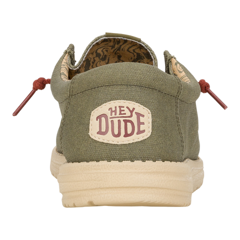 Wally Waxed Canvas Olive