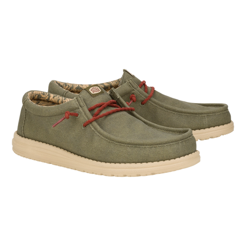 Wally Waxed Canvas Olive