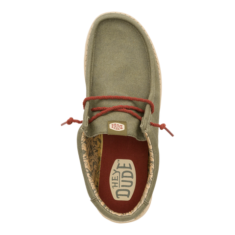 Wally Waxed Canvas Olive