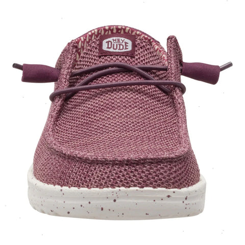 Wendy Stretch Sox - Burgundy