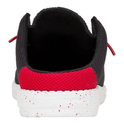 Wally Slip Varsity - Black/Red