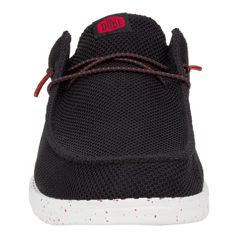 Wally Slip Varsity - Black/Red