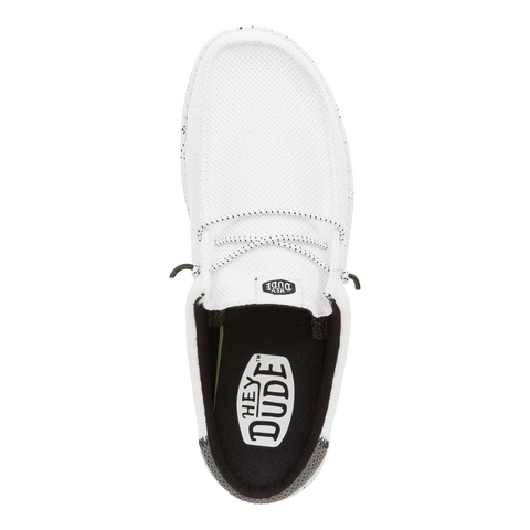 Wally Slip Varsity - White/Black