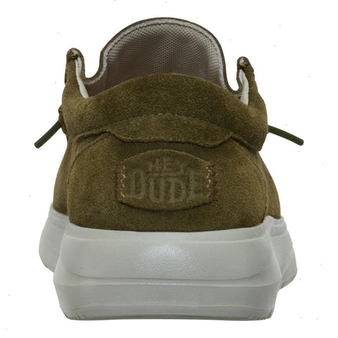 Wally Comf Suede - Dark Olive/Stone Grey
