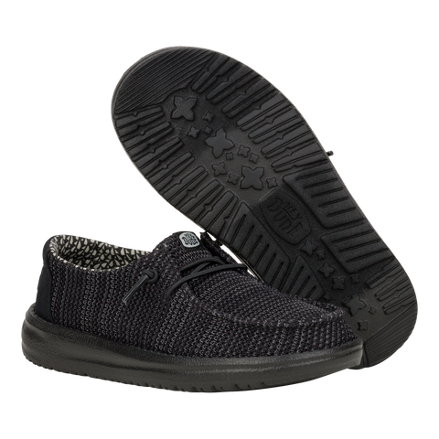 Wendy Youth Stretch Mesh - Black/Black