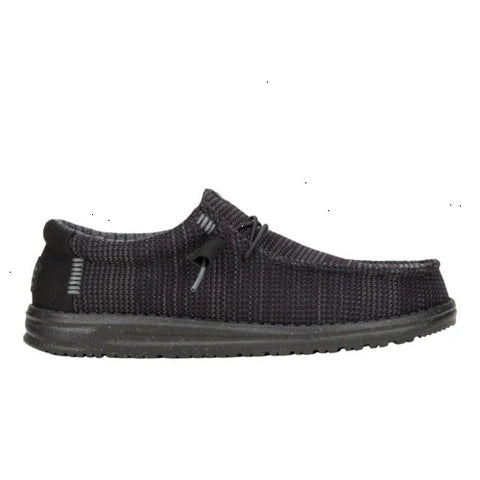Wally Stretch Sox Wide - Black