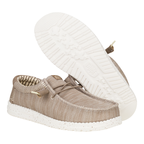 Wally Stretch Sox Wide - Tan