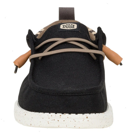 Wally Craft Linen - Black/Walnut