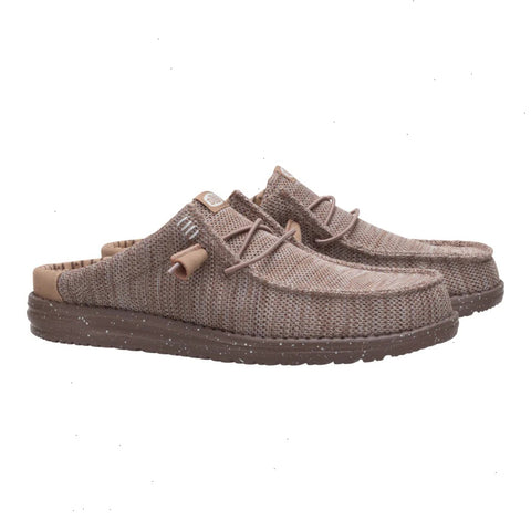 Wally Slip Stretch Sox - Deep Taupe/Chanterelle Tan