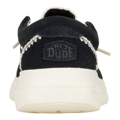 Wendy Comf Suede Crochet - Black/Multi
