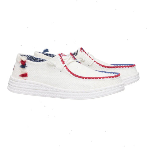 Wendy Espadrille Americana - White