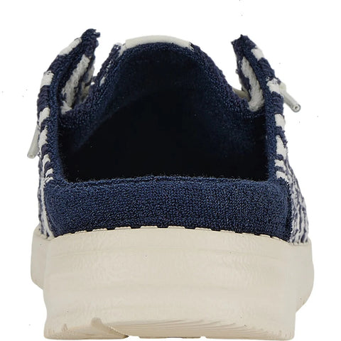 Wendy Slip Terry Stripe - Navy Blazer/Egret