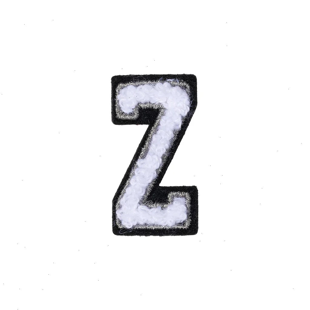 Letter Z Patch - Z Black/White