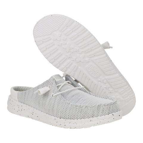 Wendy Slip Stretch Sox - Stone White