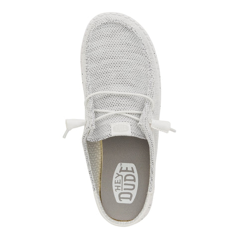 Wendy Slip Stretch Sox - Stone White