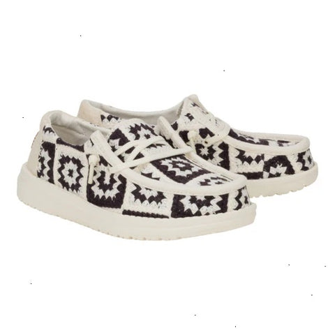 Wendy Youth Cottage Crochet - Black/Multi