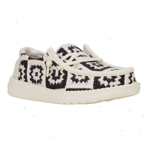 Wendy Youth Cottage Crochet - Black/Multi