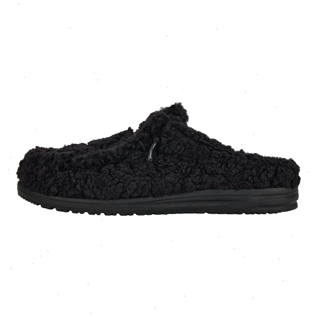 Wally Slipper - Cozy Black/Black