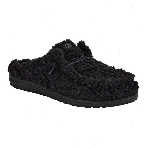 Wally Slipper - Cozy Black/Black