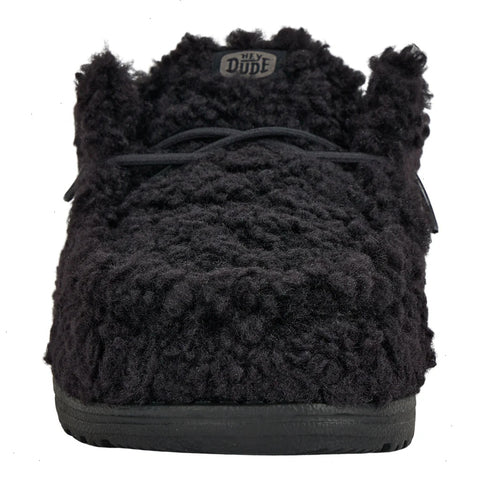 Wally Slipper - Cozy Black/Black