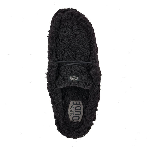 Wally Slipper - Cozy Black/Black