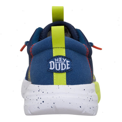 Sirocco Play Youth Sport Stripe - Navy/Lime