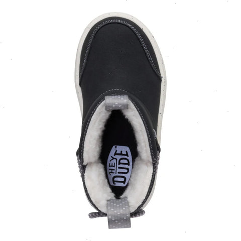 Camden Bow Boot Toddler Cozy - Black