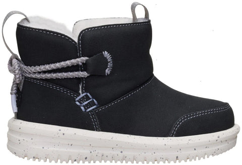 Camden Bow Boot Toddler Cozy - Black