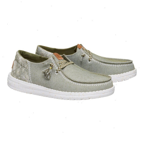 Wendy Funk Embroidered Floral - Olive