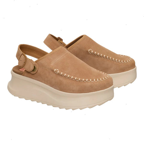 Delray Clog Suede - Tan