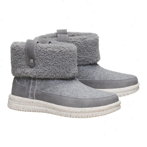 Camden Cuff Wool Cozy - Grey