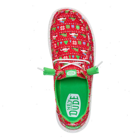 Wendy Holiday Sweater - Red/Green