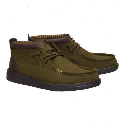 Wally Mid Gripr Vin Classic - Dark Olive/Mole Brown