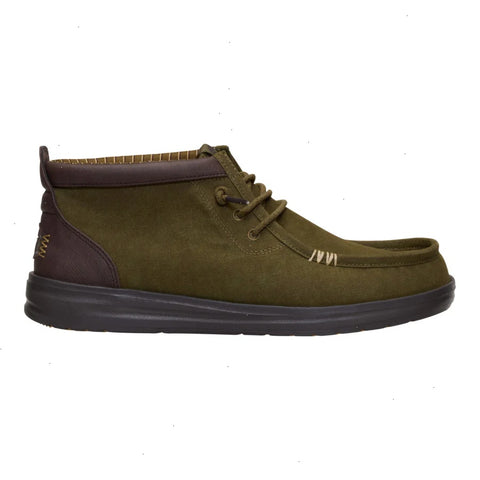 Wally Mid Gripr Vin Classic - Dark Olive/Mole Brown
