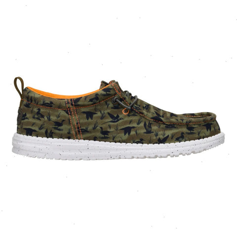 Wally Funk Duck Print - Dark Olive/Multi