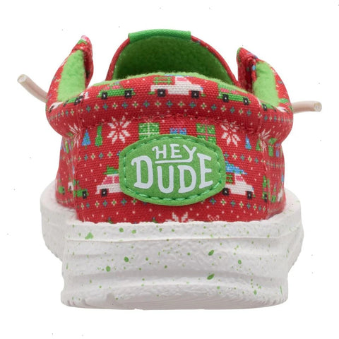 Wally Toddler Holiday Sweater - Red/Green