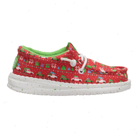 Wally Toddler Holiday Sweater - Red/Green