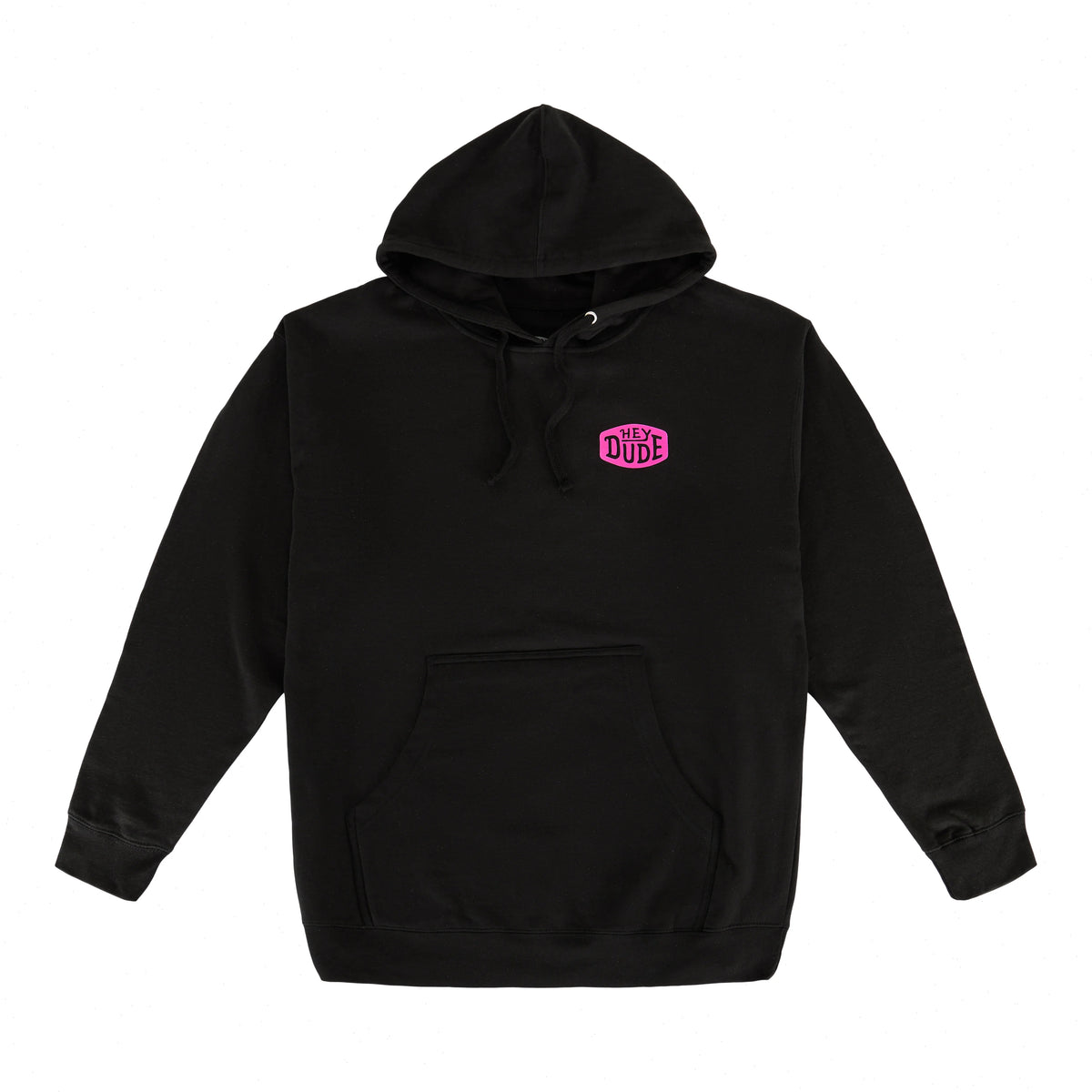 Go To Buckle Hoodie - Black/Pink